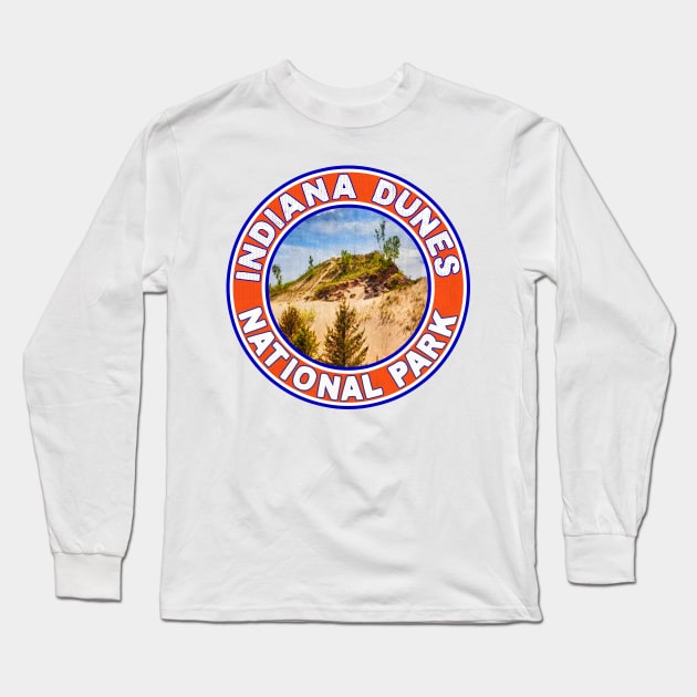 Indiana Dunes National Park Long Sleeve T-Shirt by TravelTime